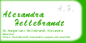 alexandra hellebrandt business card